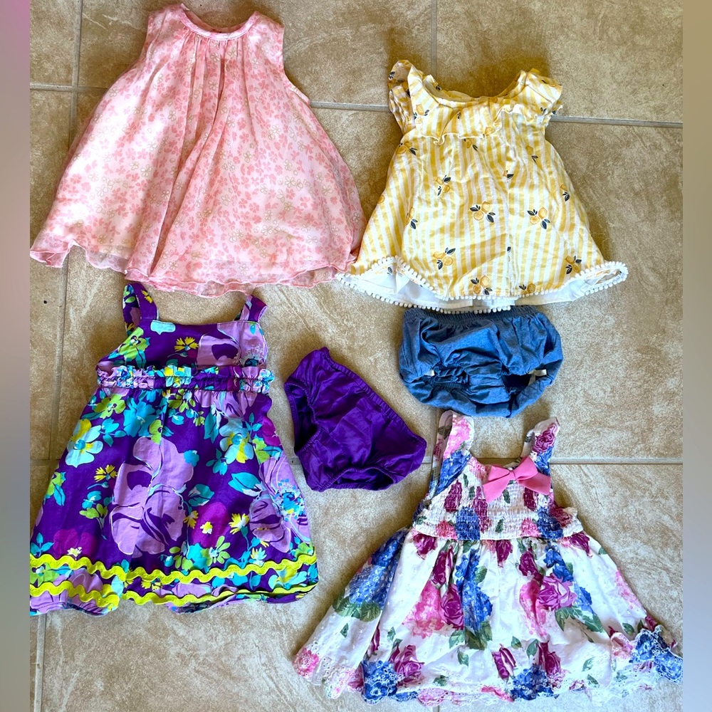 Dresses Baby Girl 3-6 Month Lot